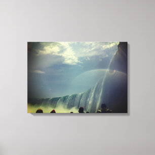 Niagara Herfsten Afbeelding Canvas Afdruk