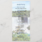 Niagara Herfsten American en Bridal Veil Herfsten Programmakaart (Achterkant)