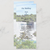 Niagara Herfsten American en Bridal Veil Herfsten Programmakaart (Voorkant / Achterkant)