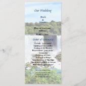 Niagara Herfsten American en Bridal Veil Herfsten Programmakaart (Voorkant)