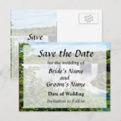 Niagara Herfsten - Amerikaanse en Bridal Veil Herf Aankondigingskaart (Voorkant / Achterkant)