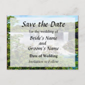 Niagara Herfsten - Amerikaanse en Bridal Veil Herf Aankondigingskaart (Voorkant)