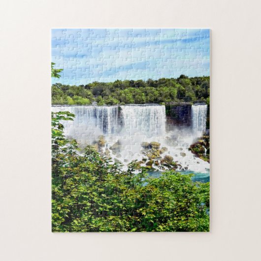 Niagara Herfsten - Amerikaanse en Bridal Veil Herf Legpuzzel (Verticaal)
