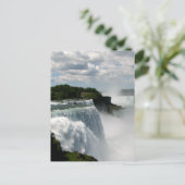 Niagara Herfsten: Amerikaanse en Canadese Hoefijze Briefkaart (Staand voorkant)