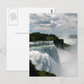 Niagara Herfsten: Amerikaanse en Canadese Hoefijze Briefkaart (Voorkant / Achterkant)