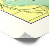 Niagara Herfsten and Vicinity Map 1885 Poster (Hoek)