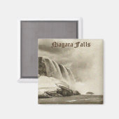 Niagara Herfsten Antiek Sepia Magnet (Voorkant / Achterkant)