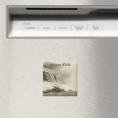 Niagara Herfsten Antiek Sepia Magnet (Insitu (Vaatwasser))