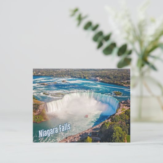 Niagara Herfsten Arial Uitzicht Briefkaart (Staand voorkant)
