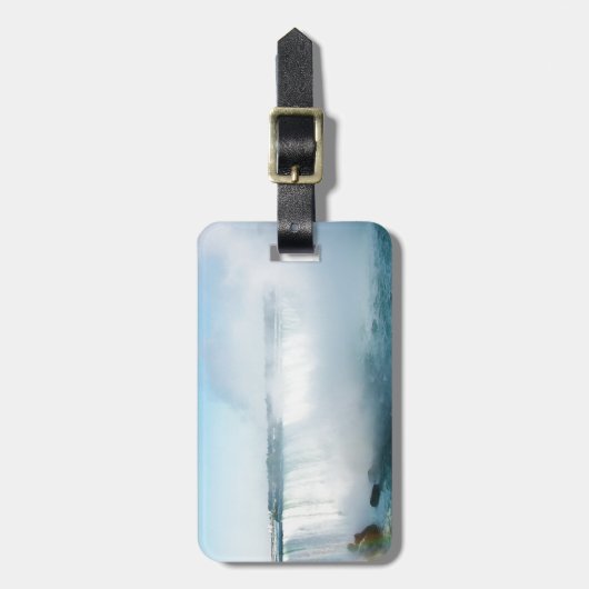 Niagara Herfsten. Bagagelabel (Voorkant verticaal)