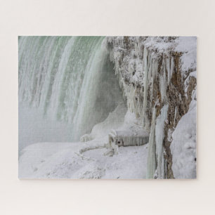 Niagara-Herfsten, bevroren op Winterfoto Legpuzzel
