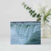 Niagara-Herfsten blijven gefocust op Briefkaart (Staand voorkant)