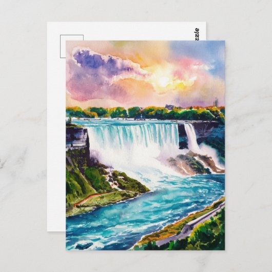 Niagara Herfsten Briefkaart (Voorkant / Achterkant)