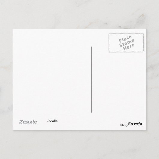 Niagara Herfsten Briefkaart (Achterkant)