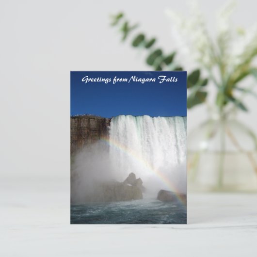 Niagara herfsten briefkaart (Staand voorkant)