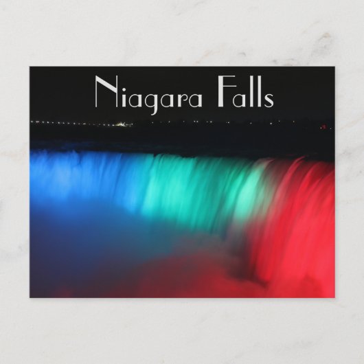 Niagara Herfsten Briefkaart (Voorkant)
