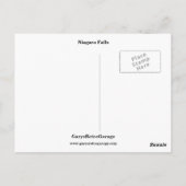 Niagara Herfsten Briefkaart (Achterkant)