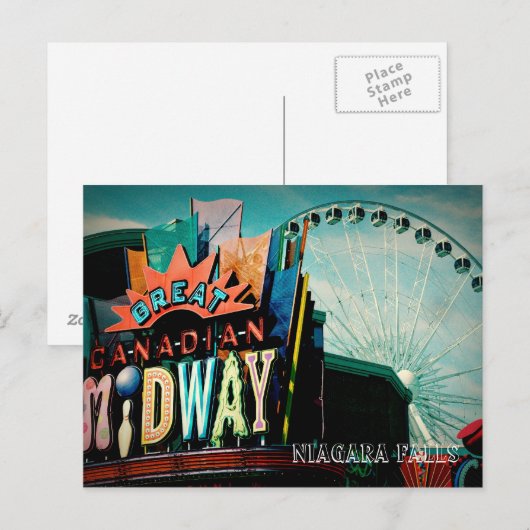 Niagara Herfsten Briefkaart (Voorkant / Achterkant)