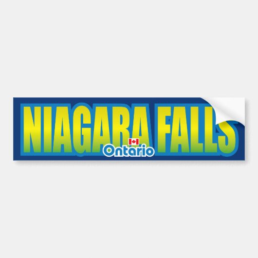 Niagara Herfsten Bumper Bumpersticker (Voorkant)