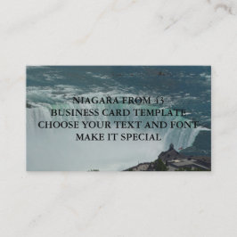 NIAGARA HERFSTEN BUSINESS CARD TEMPLATE VISITEKAARTJE