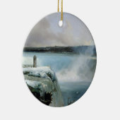 Niagara Herfsten, c.1837-40 (olie op canvas) Keramisch Ornament (Rechts)