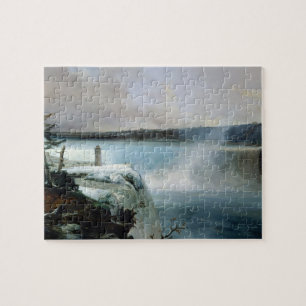 Niagara Herfsten, c.1837-40 (olie op canvas) Legpuzzel