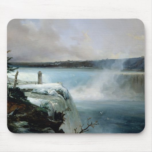 Niagara Herfsten, c.1837-40 (olie op canvas) Muismat (Voorkant)