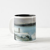 Niagara Herfsten, c.1837-40 (olie op canvas) Tweekleurige Koffiemok (Voorkant links)