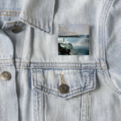 Niagara Herfsten, c.1837-40 (olie op canvas) Vierkante Button 5,1 Cm (In situ)