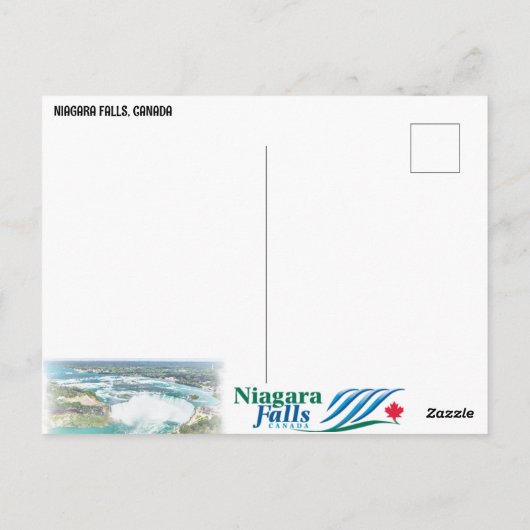 NIAGARA HERFSTEN, CANADA BRIEFKAART (Achterkant)