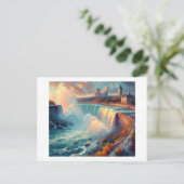 Niagara Herfsten Canada Briefkaart (Staand voorkant)