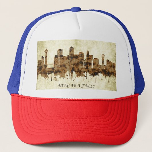 Niagara Herfsten Canada Cityscape Trucker Pet (Voorkant)