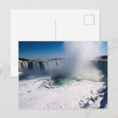 Niagara Herfsten, Canada in de winter Briefkaart (Voorkant / Achterkant)