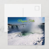 Niagara Herfsten Canada in de winter Briefkaart (Voorkant / Achterkant)