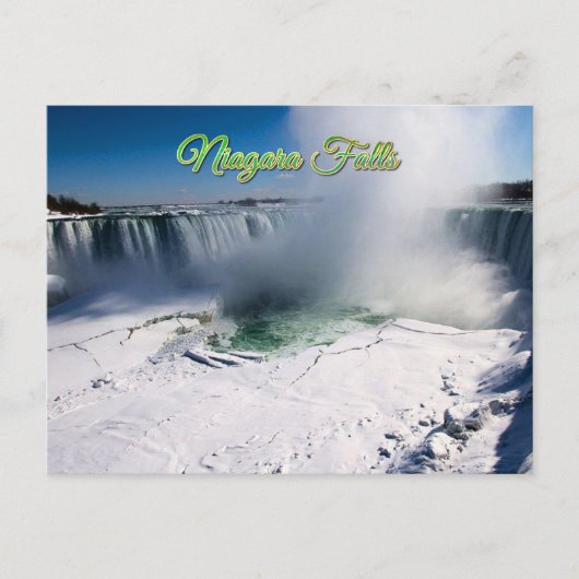 Niagara Herfsten Canada in de winter Briefkaart (Voorkant)