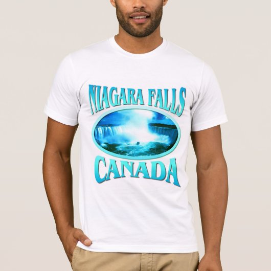 Niagara Herfsten Canada Mannen shirt (Voorkant)