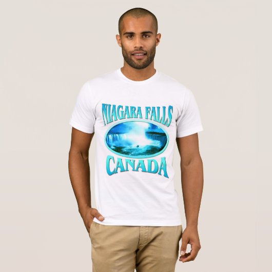 Niagara Herfsten Canada Mannen shirt (Voorkant volledig)