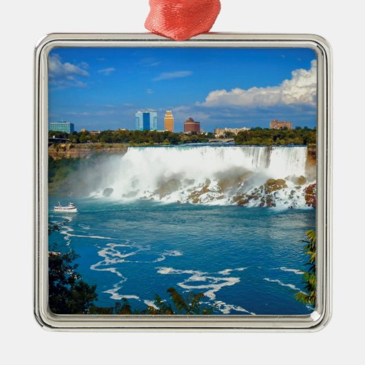 Niagara herfsten, Canada Metalen Ornament (Voorkant)