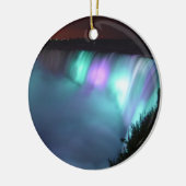 Niagara Herfsten Canada Night Paarse Aqua Ornament (Links)