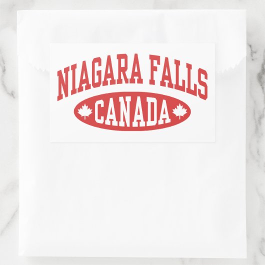 Niagara Herfsten Canada Rechthoekige Sticker (Tas)