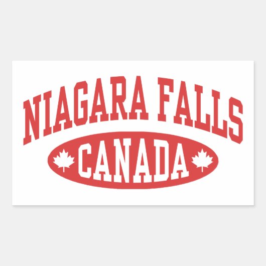 Niagara Herfsten Canada Rechthoekige Sticker (Voorkant)