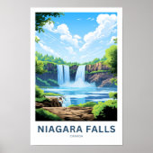 Niagara Herfsten Canada Reisposter Poster (Voorkant)