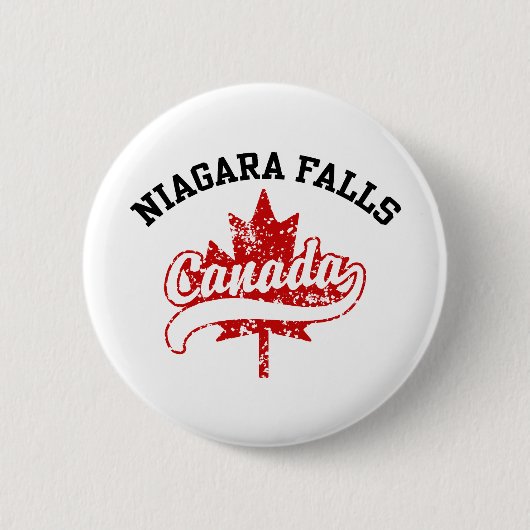 Niagara Herfsten Canada Ronde Button 5,7 Cm (Voorkant)