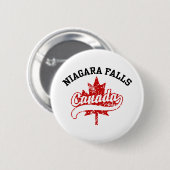 Niagara Herfsten Canada Ronde Button 5,7 Cm (Voorkant /achterkant)