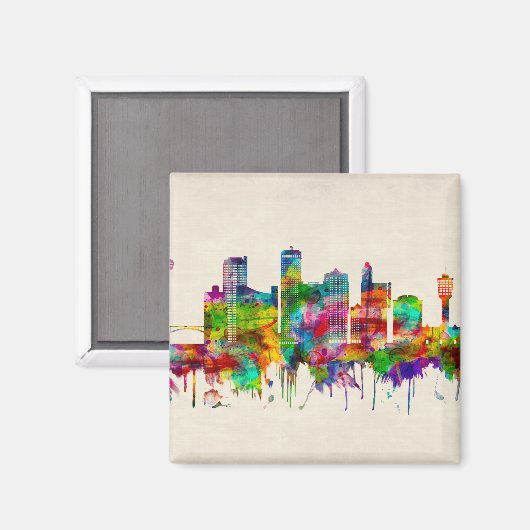 Niagara Herfsten Canada Skyline Magneet (Voorkant / Achterkant)