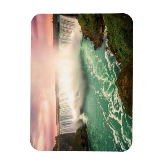 Niagara Herfsten, Canada sunset stylized Magneet (Verticaal)