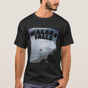 Niagara Herfsten Canada USA Typografie Boot T-shirt