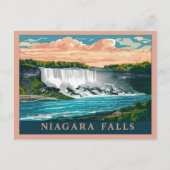 Niagara Herfsten Canada, Verenigde Staten Briefkaart (Voorkant)