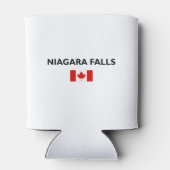 Niagara Herfsten Canadees Vlag Lichtkleur Blikjeskoeler (Achterkant)