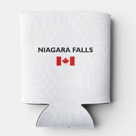 Niagara Herfsten Canadees Vlag Lichtkleur Blikjeskoeler (Achterkant)